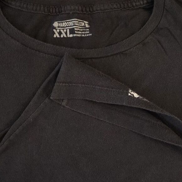 VTG RARE Black White Marilyn Monroe Single Stitch Hardcore Life TShirt XXL *Med - Picture 10 of 11